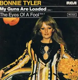 Обложка сингла Бонни Тайлер «My Guns Are Loaded» (1978)