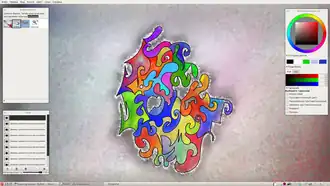 Скриншот программы MyPaint