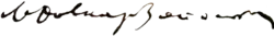 Изображение автографа
