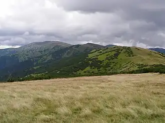 Хабенец - левая вершина
