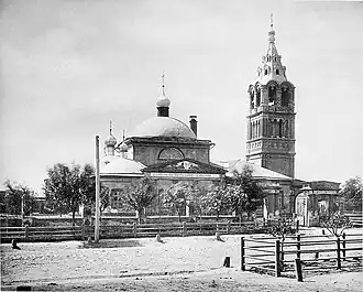 Церковь Богоявления в Дорогомилове (до перестройки). 1883 год