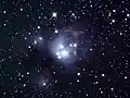 Изображение NGC 7129, полученное с помощью 24-дюймового телескопа