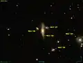 Группа NGC 128 с обозначениями