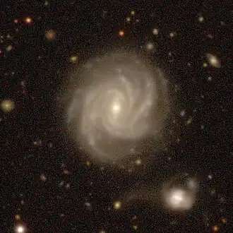 Изображение NGC 1262, полученное в рамках обзоров DESI Legacy Imaging.