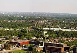 Вид с террикона на шахту Проспер-Ганиль