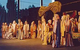 Постановка оперы «Набукко» в Зелёном театре Эберсвальде в августе 2004