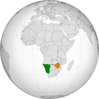 Намибия и Зимбабве