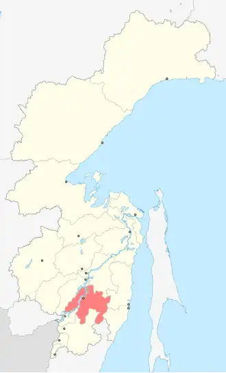 Нанайский район на карте