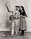 С Биб Дэниелс в фильме «Нэнси из ниоткуда[англ.]» (1922)