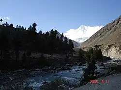 Река Рупал около одноимённой деревни