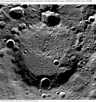 Снимок зонда Clementine.