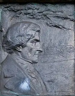 Мемориальная доска Жюлю Мишле в Нанте