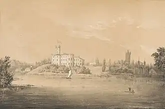 Дворец в 1876 году