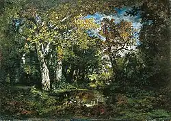 Лес в Фонтенбло. 1870. Холст, масло. Галерея искусств, Лидс, Великобритания