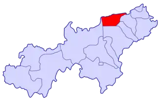 Городское поселение Калининец на карте