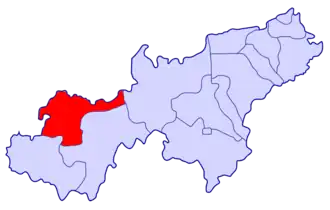 Городское поселение Верея на карте