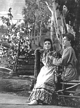 Премьерный показ оперы в Ижевске. Пахомова Е. С. в роли Натали, Романов П. Т. в роли Максима.