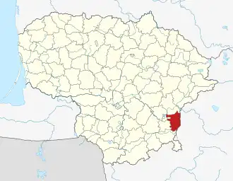 Ново-Вильняский район на карте