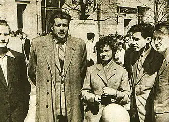 Борис Саченко — второй справа (1958 год)