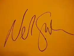 Изображение автографа