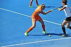 Кайя ван Масаккер в матче чемпионата Европы-2015 против Польши