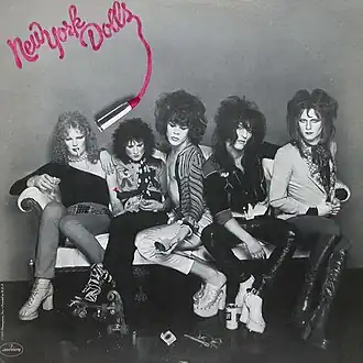 Обложка альбома New York Dolls «New York Dolls» (1973)