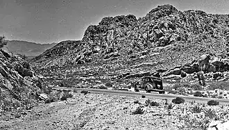 Горный перевал в северной части гор Пелонсильо (к западу от Лордсбурга, Нью-Мексико, 13 июня 1939 года)