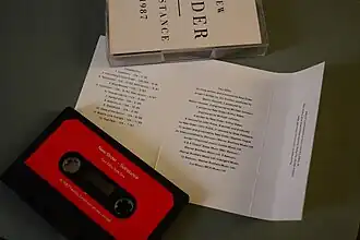 Первая кассета, вкладыш к кассете и футляр к ней