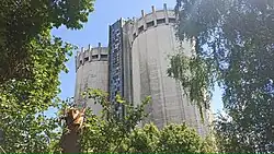 Вид на элеватор со стороны Понтонного переулка, Самара, июль 2023 года