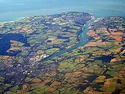 Нижнее течение реки Медина. Аэрофотосъёмка