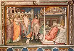 История Святого Матфея. Фреска после реставрации