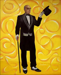 "Портрет Владимира Этуша". Николай Николаевич Седнин. 2012, 120?100 см.