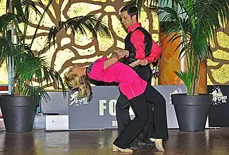 Французская пара на соревнованиях по ВКС во Франции. 2010