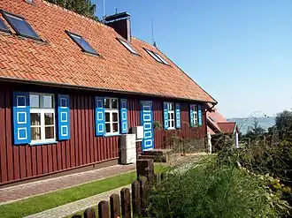 Деревянные дома в Ниде