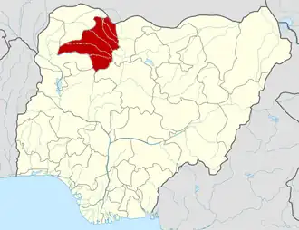 Замфара на карте