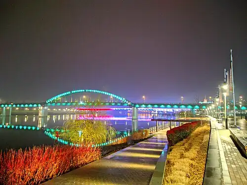 Мост ночью, 2021 год