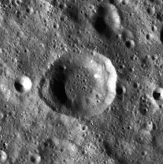 Снимок зонда Lunar Reconnaissance Orbiter.