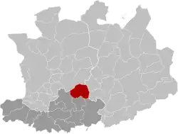 Расположение муниципалитета на карте провинции