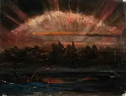 Всадники Асгарда. 1849, эскиз. Национальный музей Финляндии, Хельсинки.