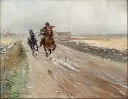 Пейзаж Эланда. Цыган на коне (1885)