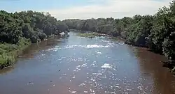 Река Ниннеска в районе Пека