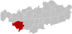Расположение муниципалитета на карте провинции