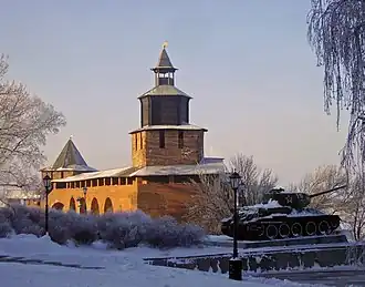 Внутренний фасад Часовой башни