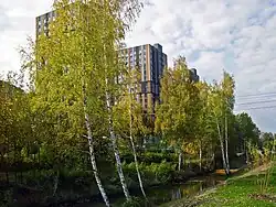 Вид на реку Борзовку возле ЖК «Октава»