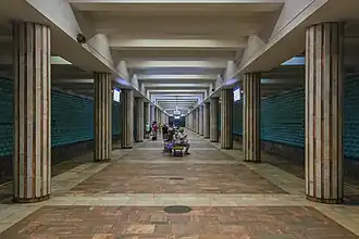 Центральный зал станции «Заречная»