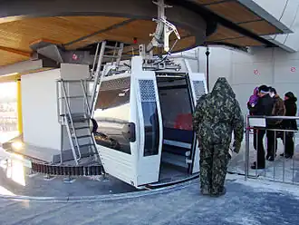 Посадка в кабину на Борской станции