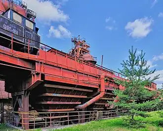 Бункерная эстакада доменного цеха