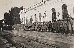 Советские солдаты на построении, 1925 год