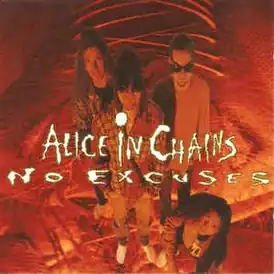 Обложка сингла Alice in Chains «No Excuses» (1994)