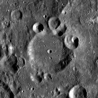 Снимок зонда Lunar Reconnaissance Orbiter.